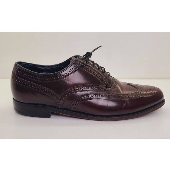 Florsheim Lexington Burgundy Leather Oxford Wing Tip Lace Up Shoe Men\'s 11W main image 11
